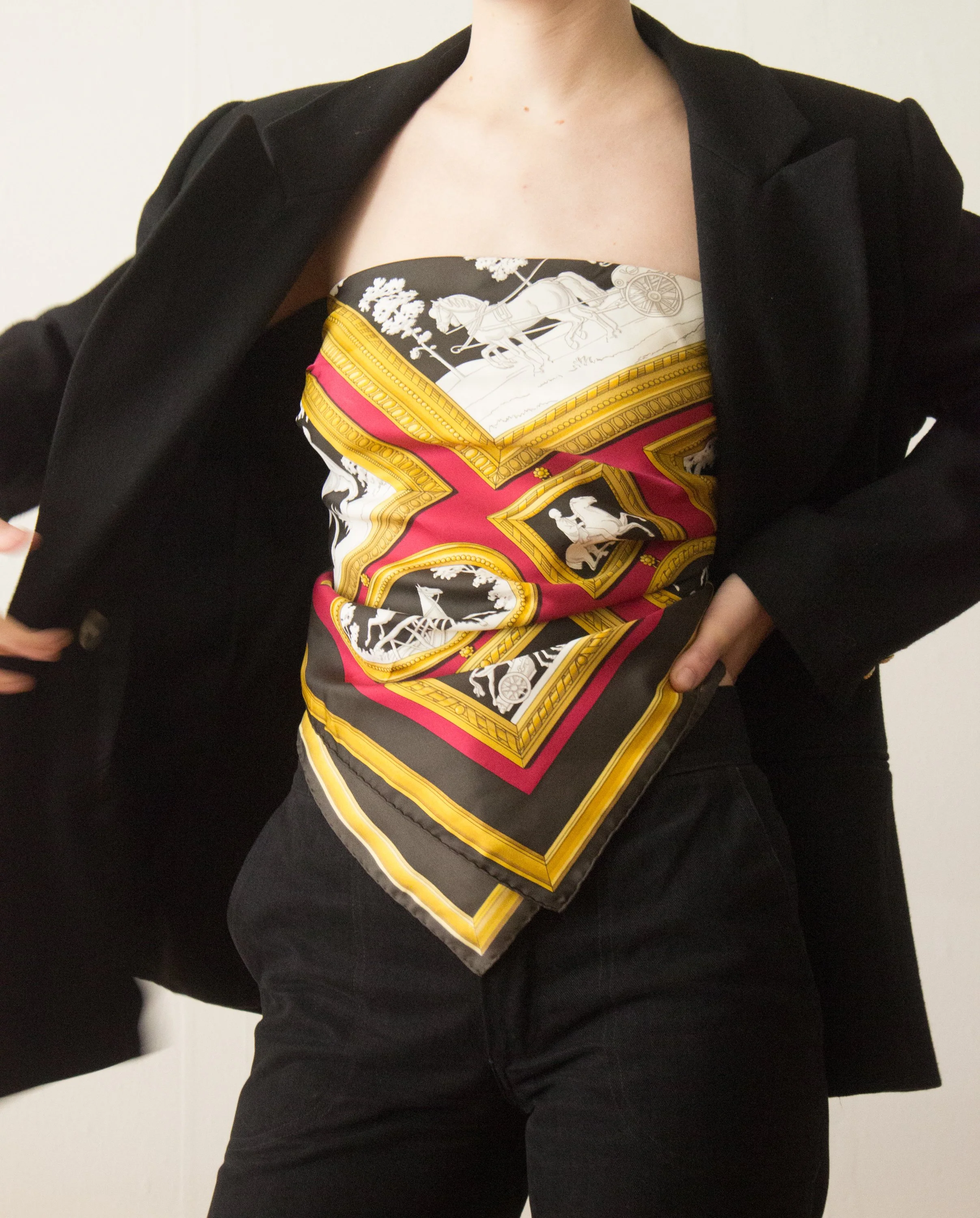 1980s Hermés Wedgwood Silk Scarf — Wayward Collection